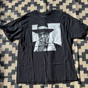Men’s Sz L Tall Black Jay-Z Graphic T-Shirt